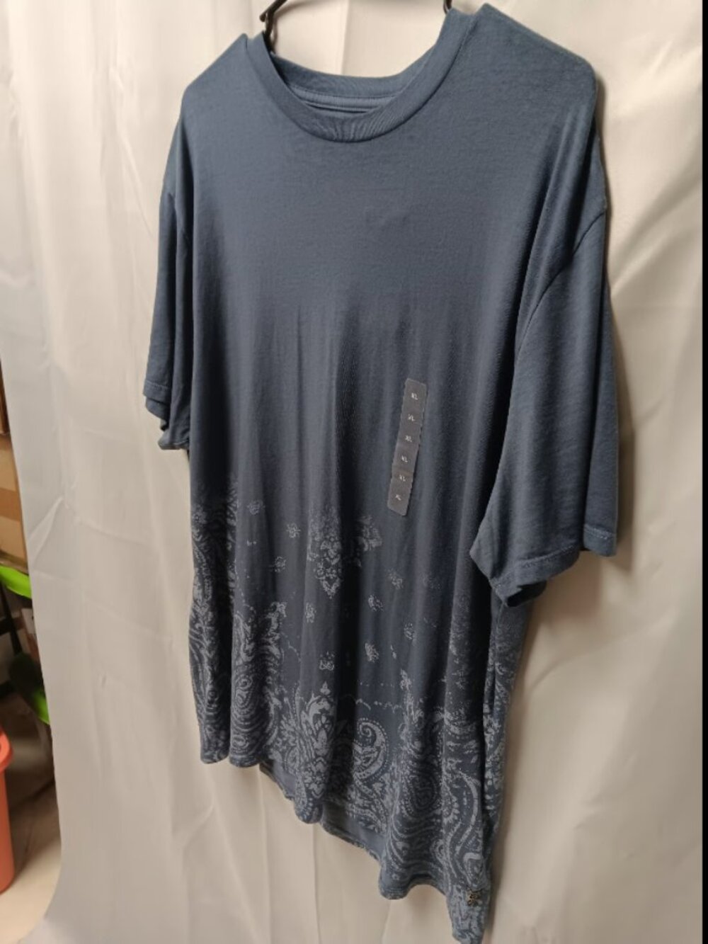 Mens Blue Shirt Guess Size XL ORG $44 NWT (rack6v) - Picture 2 of 4